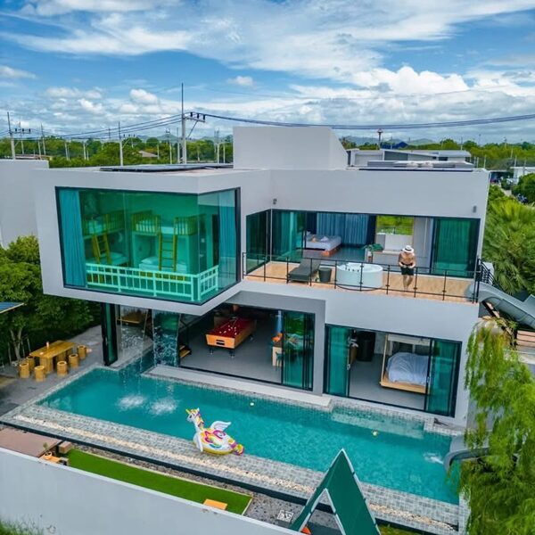 ขาย/ให้เช่า บ้าน Pool Villa หัวหิน 100 ตรว. ขนาด 4 ห้องนอน 4 ห้องน้ำ วิวภูเขา ห่างทะเล 5-10 นาที โทร 06-37515164