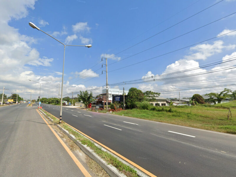 ขาย ที่ดิน ริมถนนพหลโยธิน ต.ท่าสุด อ.เมืองเชียงราย 4 ไร่กว่าเหมาะทำการค้า