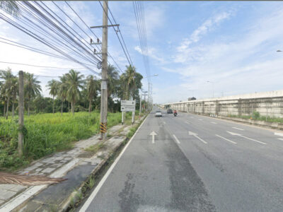ขาย ที่ดิน ริมถนนมอเตอร์เวย์ อ.ศรีราชา 45 ไร่กว่า เหมาะทำจัดสรร โกดัง