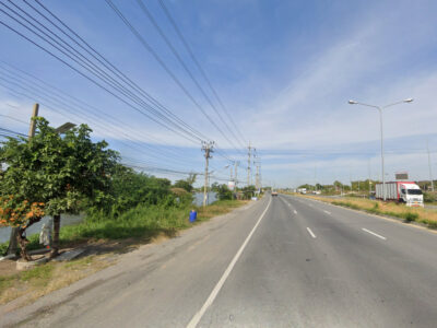 ขาย ที่ดิน ถูกมาก ริมถนนสุขุมวิท อ.บางพลี 56 ไร่ ผังสีเหลือง เหมาะทำจัดสรร