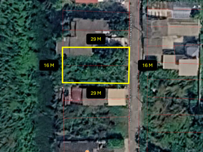ขาย ที่ดิน ซอยรังสิต-นครนายก 55 118 ตรว ใกล้ถนนรังสิต-นครนายก เพียง 1.4 กม.