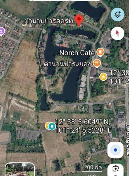 ขายที่ดิน 1 ไร่ถมแล้ว ติดถนนสาธารณะ ตำบลเพ อำเภอเมืองระยอง