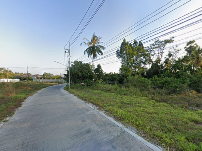 ขายที่ดินหาดใหญ่ 1 ไร่ 3 งาน 64.8 ตร.ว. ใกล้ถนนหมายเลข 2031 และตลาดท่าข้าม