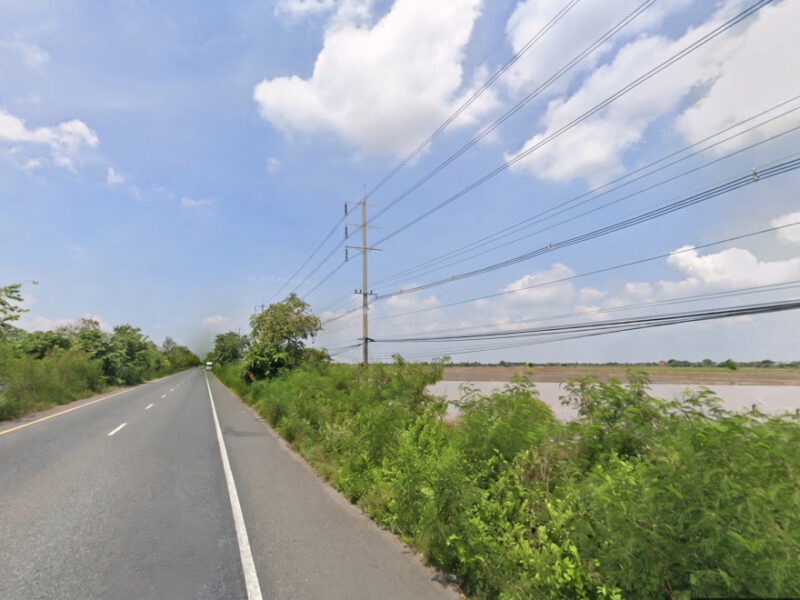 ขายที่ดิน 56-2-29.8 ไร่ ถนนฉะเชิงเทรา-กบินทร์บุรี ใกล้สถานีอนามัยบ้านปลายกระจับ