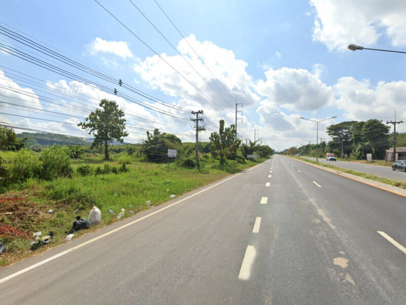 ขาย ที่ดิน ริมถนนพหลโยธิน ต.ท่าสุด อ.เมืองเชียงราย 4 ไร่กว่าเหมาะทำการค้า