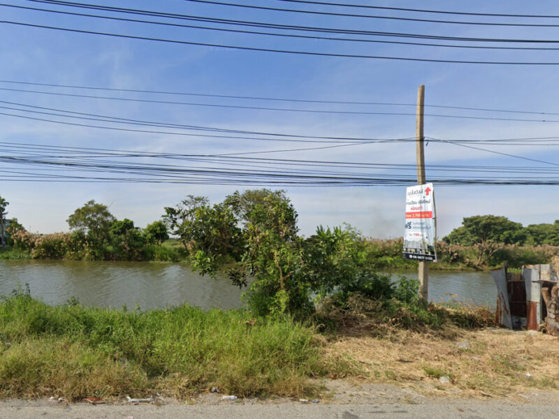 ขาย ที่ดิน ถูกมาก ริมถนนสุขุมวิท อ.บางพลี 56 ไร่ ผังสีเหลือง เหมาะทำจัดสรร