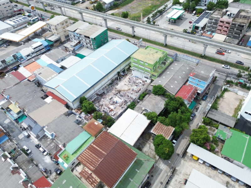 ขาย ที่ดิน ริมถนนเทพารักษ์ 389 ตรว ใกล้ MRT ศรีเทพา เพียง 650 เมตร