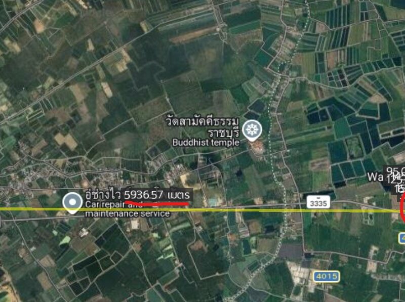ขายที่ดิน อ.บ้านแพ้ว ใกล้จุดขึ้น-ลง M8 บางแพ เนื้อที่ 9 ไร่ 2งาน ติดถนนใหญ่สาย 3335 เชื่อมต่อนครปฐม-ราชบุรี 泰国曼谷西南潜力土地出售｜靠近未来 M8 高速公路｜9 莱 2 ngan｜售价 2,450 万泰铢