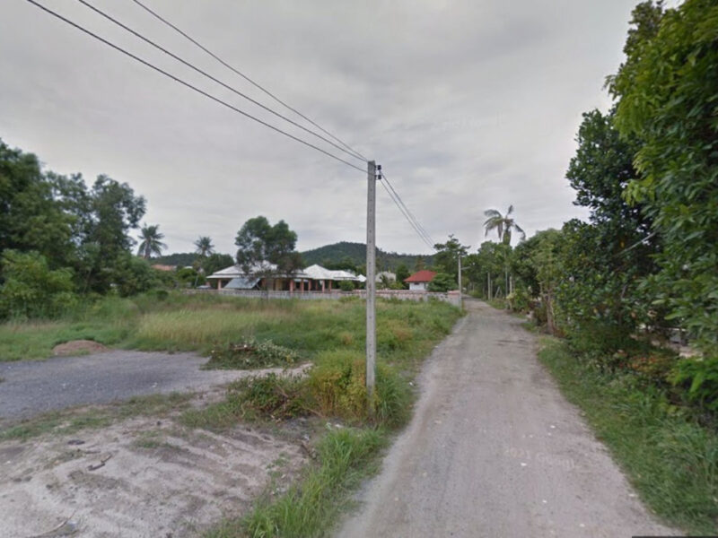 ขายที่ดินเปล่า เกาะสมุย แบ่งขาย 5 แปลง แปลงละ 200 ตร.ว. ใกล้สนามบินนานาชาติสมุย