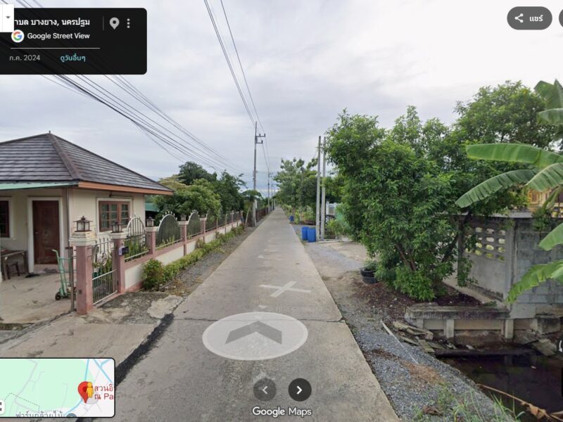 ขายที่ดิน สมุทรสาคร กระทุ่มแบน 151 ต.ร.ว หน้ากว้าง 17 ม. เหมาะสร้างบ้านสวน
