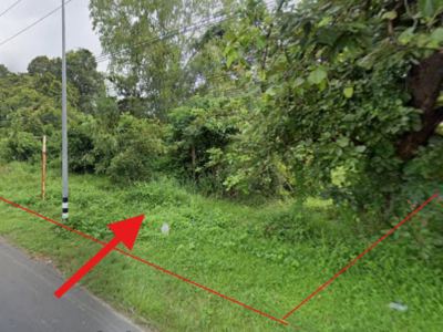 ที่ดิน ติดถนนแจ้งสนิท ถนน3ด้าน