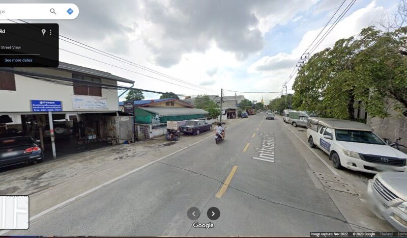 ที่ดินซอยอินทราวาส900ตรว.เข้าซอย70เมตร เหมาะสร้างบ้านอยู่อาศัย