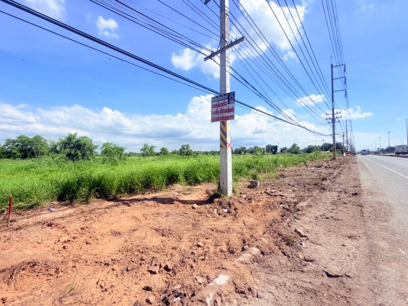 ขาย ที่ดิน 46 ไร่ ติดพหลโยธิน วังน้อย ถมแล้ว หน้ากว้าง 160 เมตร ทำเลศักยภาพ เหมาะศูนย์กระจายสินค้า โชว์รูม หรือทำโครงการ