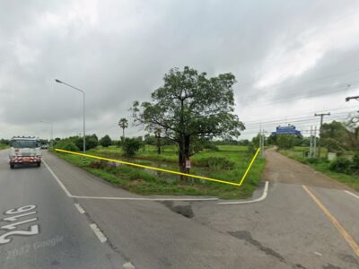 ที่ดินเปล่าแปลงใหญ่ ติดถนน 2 ด้าน ทำเลดี จ.กาฬสินธุ์