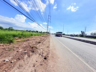 ขาย ที่ดิน 46 ไร่ ติดพหลโยธิน วังน้อย ถมแล้ว หน้ากว้าง 160 เมตร ทำเลศักยภาพ เหมาะศูนย์กระจายสินค้า โชว์รูม หรือทำโครงการ