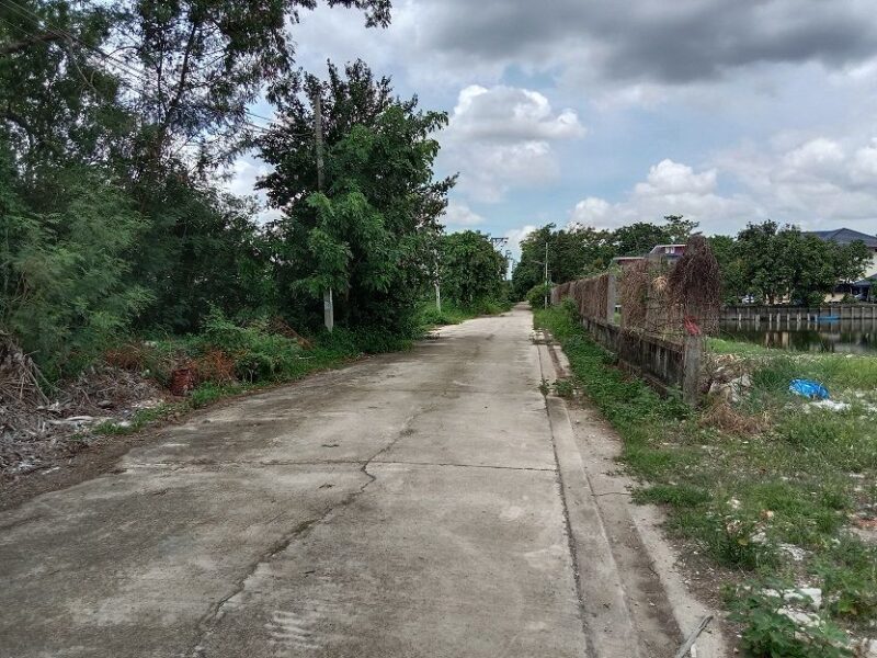 ที่ดินพุทธมณฑลสาย1เข้าซอย900เมตร เนื้อที่4ไร่ เหมาะสร้างบ้านพักอาศัย