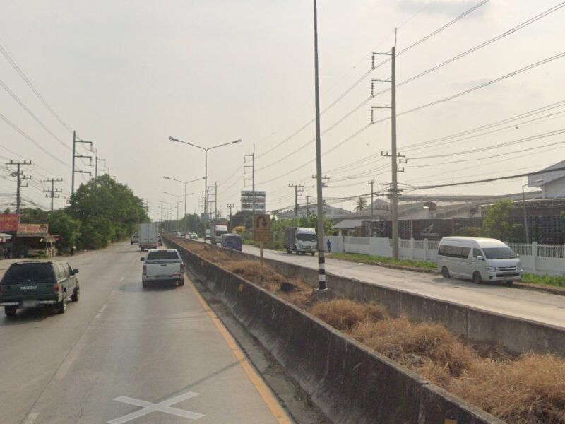 ที่ดินสวย ทำเลศักยภาพ ติดถนน 346 ลาดหลุมแก้ว–ปทุมธานี ขายที่ดิน 2 ไร่ 2 งาน