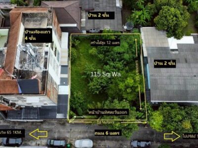 ให้เช่า ที่ดินเปล่า แบริ่ง 31/1 ขนาด 217 ตร.วา ถมดินพร้อมสร้าง ติดโครงการ Grand Bangkok Boulevard สุขุมวิท-ศรีนครินทร์ เช่า 70,000/เดือน