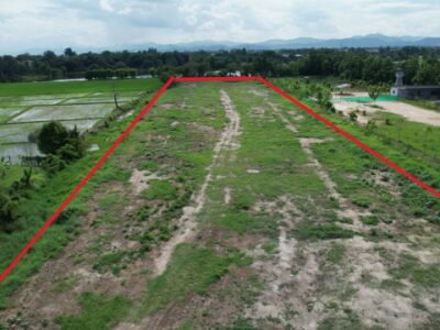 ขายที่ดินยกแปลง 8-2-31 ไร่ บ้านแหวน–หางดง ใกล้โรงเรียนนานาชาติลานนา เหมาะพัฒนาโครงการ