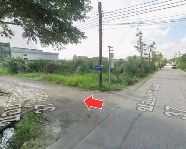 ขาย ที่ดินถมแล้ว 1 ไร่ กรุงเทพกรีฑา 37 แยก 4 เข้าออกจากถนนกรุงเทพกรีฑาตัดใหม่ได้ ใกล้Wellington ผังเมืองสีเหลือง
