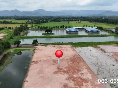 ขายที่ดินแปลงใหญ่ ทำเลสวย ถมแล้วเต็มแปลง ตรงข้ามบะหมี่โหน่ง นครนายก ต.พรหมณี อ.เมืองนครนายก โฉนดครุฑแดง 2 โฉนด