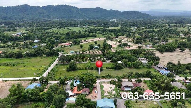ขายที่ดินทำเลสวย ติดถนนคอนกรีต 2 ด้าน ทำเลค้าขาย ตรงข้ามสวนอาสาคาเฟ่ ต.พรหมณี อ.เมืองนครนายก