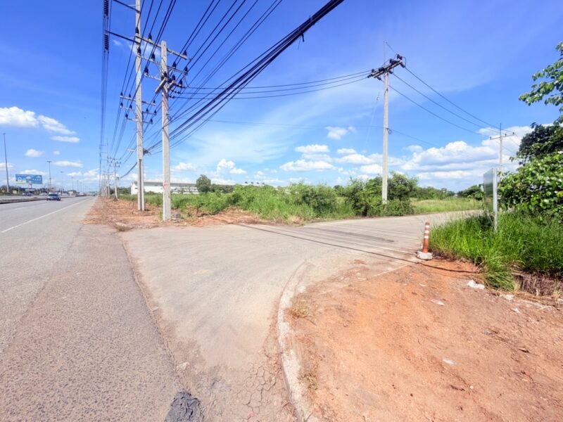 ขาย ที่ดิน 46 ไร่ ติดพหลโยธิน วังน้อย ถมแล้ว หน้ากว้าง 160 เมตร ทำเลศักยภาพ เหมาะศูนย์กระจายสินค้า โชว์รูม หรือทำโครงการ
