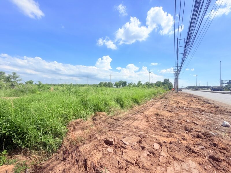 ขาย ที่ดิน 46 ไร่ ติดพหลโยธิน วังน้อย ถมแล้ว หน้ากว้าง 160 เมตร ทำเลศักยภาพ เหมาะศูนย์กระจายสินค้า โชว์รูม หรือทำโครงการ