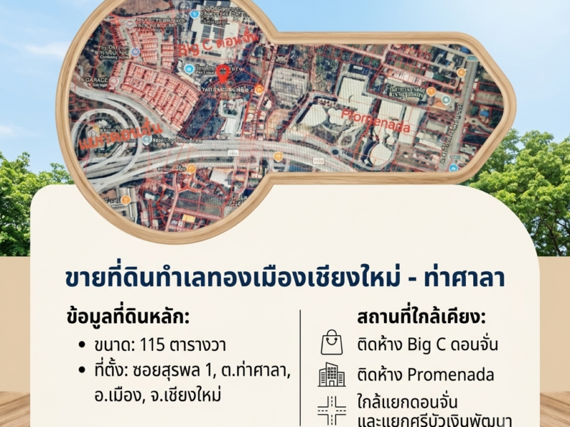 ขายที่ดินในเมืองเชียงใหม่