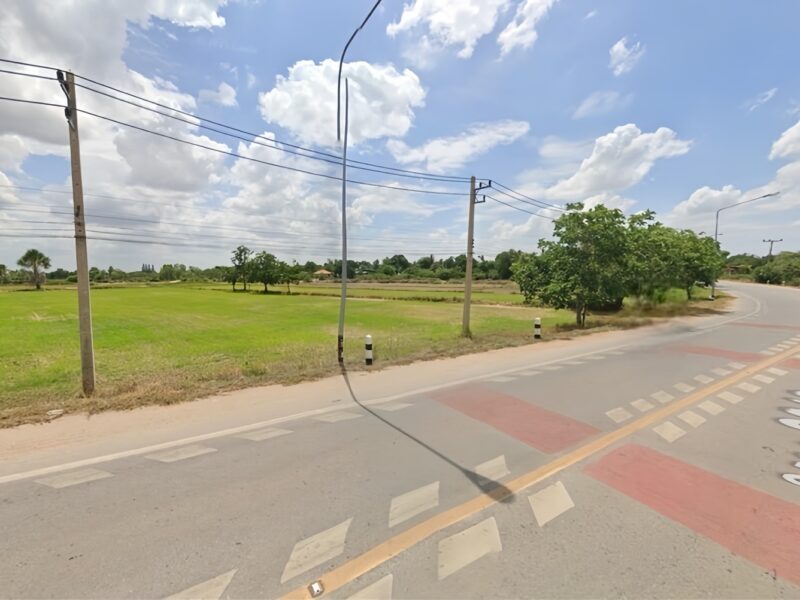 ที่ดินด่านขุนทด ที่ดินเปล่า 4 ไร่ทำเลดี อยู่ติดถนน นม.3012