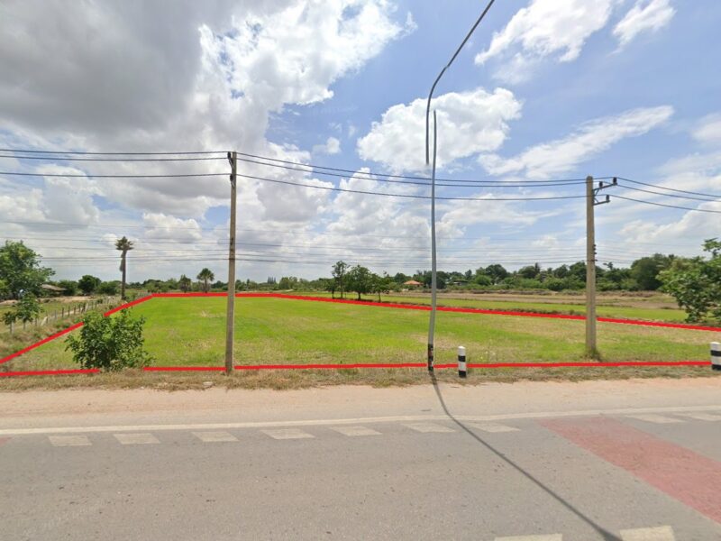 ที่ดินด่านขุนทด ที่ดินเปล่า 4 ไร่ทำเลดี อยู่ติดถนน นม.3012