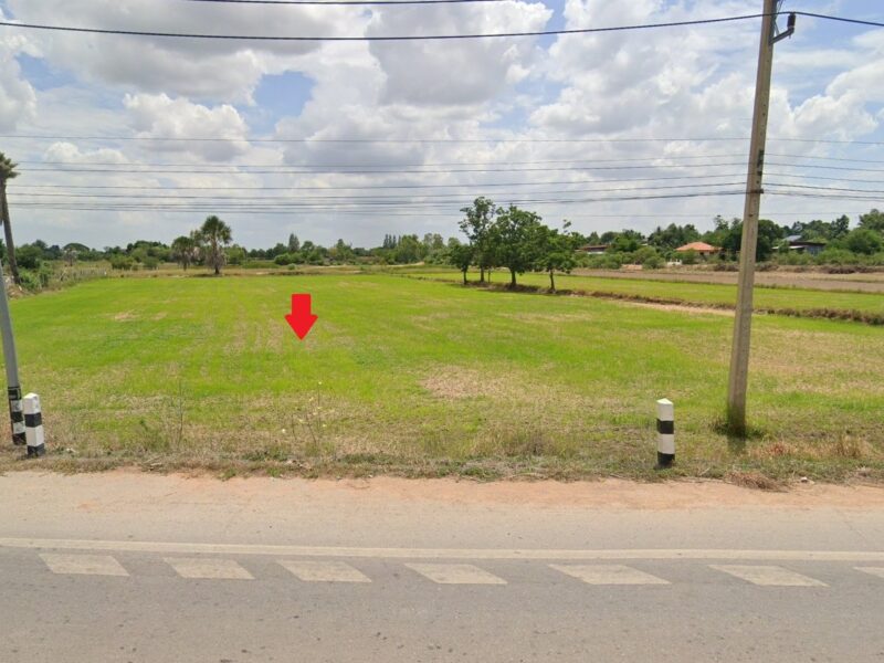 ที่ดินด่านขุนทด ที่ดินเปล่า 4 ไร่ทำเลดี อยู่ติดถนน นม.3012