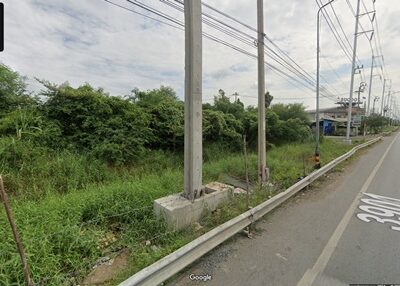 ให้เช่าที่ดิน 3 ไร่ 1 งาน 17 ตรว. ติดถนน คู่ขนานกาญจนาภิเษก ตรงข้ามมหาวิทยาลัย Western โทร 0924299094