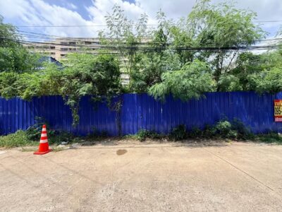ขายที่ดินใกล้รถไฟฟ้า 181 ตรว ติดถนนสาธารณะ ถมแล้ว+ล้อมสังกะสี ซ.รามอินทรา 39 แยก14 บางเขน กทม.