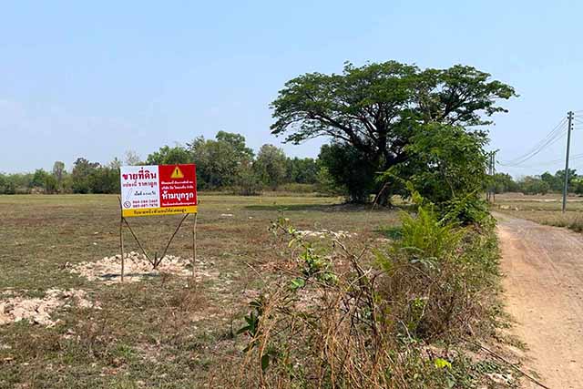 สร้างบ้านสวนในฝัน! ที่ดินเมืองศรีสะเกษ 5 ไร่กว่า คุ้มสุดๆ เพียง 1.2 ล้านบาท