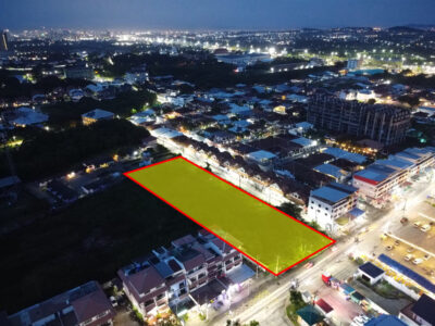 ขาย ที่ดิน ริมถนนชัยพฤกษ์ บางละมุง ชลบุรี 3 ไร่ 7.3 ตรว ใกล้หาดจอมเทียน เพียง 800 เมตร