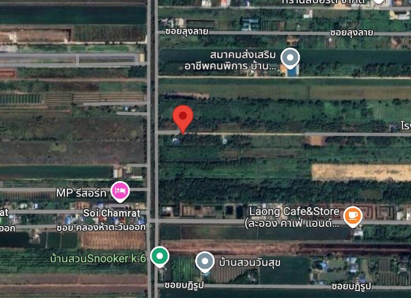 ขายที่ดินคลองหกตะวันตก 53 ถมแล้ว ที่ดินสวยและถูกมาก ขนาด 100 ตารางวา