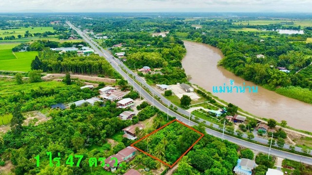 ขายที่ดิน พิจิตร อ.เมือง ใกล้แม่น้ำน่าน พื้นที่ 1 ไร่ 47 ตร.ว. ติดถนน 4 เลน