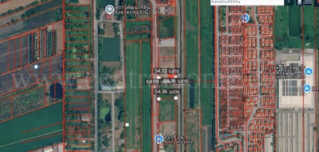 ที่ดินเปล่า 2 ไร่ 2 งาน รังสิต คลอง 7 เหมาะกับการลงทุน ถ.รังสิต-นครนายก