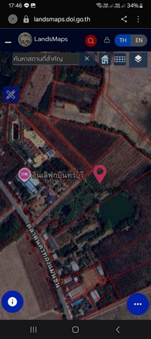 ขายที่ดินอำเภอกบินทร์บุรี จังหวัดปราจีนบุรี 2 แปลงติดกันเนื้อที่รวม 14 ไร่ 3 งาน 74 ตารางวา