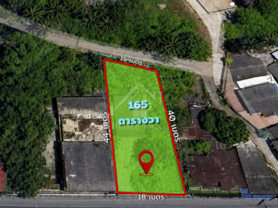 BHL1339 ที่ดิน 0-1-65 ไร่ ทำเลดี ติดถนน แสงชูโต บ้านโป่ง ราชบุรี