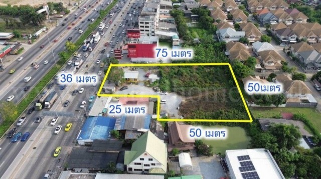 ให้เช่า ที่ดินเปล่า 2 ไร่ 60 ตารางวา ติดถนนกาญจนาภิเษก สัญญาระยะยาว