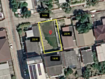 ขาย ที่ดิน พระราม9 ซอย51 87 ตรว ใกล้ถนนพระราม9 เพียง 240 เมตร