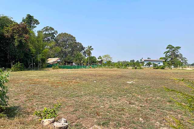 สร้างบ้านสวนในฝัน! ที่ดินเมืองศรีสะเกษ 5 ไร่กว่า คุ้มสุดๆ เพียง 1.2 ล้านบาท