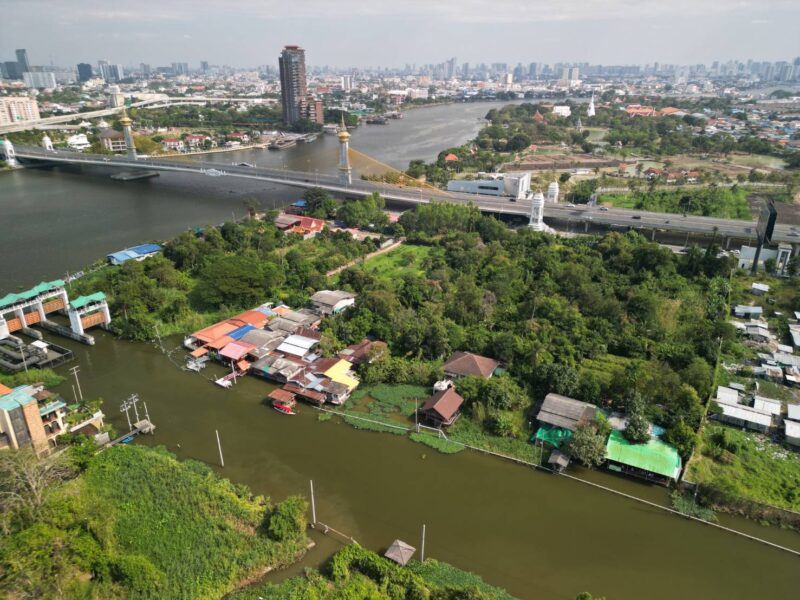 ขายที่ดินเปล่า 10 ไร่ 3 งาน 78.5 ตร.ว. ใต้สะพานมหาเจษฎาบดินทร์