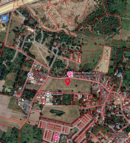 ขายที่ดินแปลงใหญ่ 11-2-93 ไร่ ผังส้ม ใกล้ Ocean Marina Resort พัทยา–จอมเทียน ตำบลห้วยใหญ่ บางละมุง,ชลบุรี