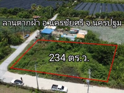 ขาย-ที่ดิน234 ตร.ว. ต.ลานตากฟ้า อ.นครชัยศรี จ.นครปฐม 2,800,000 บาท