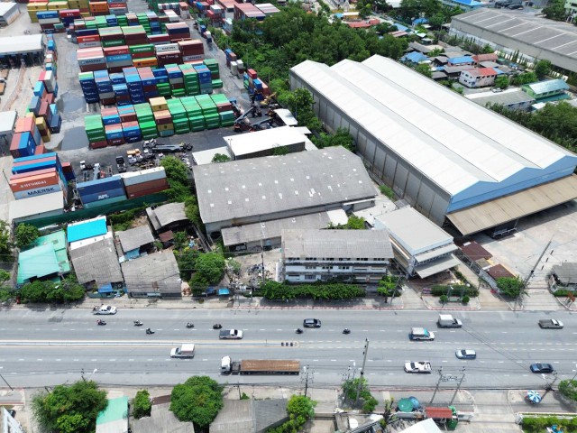 ขายที่ดินผังสีม่วง 839 ตรว ติดถ.ปู่เจ้าสมิงพราย พระประแดง เหมาะโรงงาน