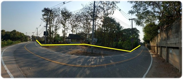 ขายที่ดินสันทราย 4 ไร่ แปลงมุม ติดถนน 2 ด้าน ใกล้ตัวเมืองเชียงใหม่ เหมาะลงทุน