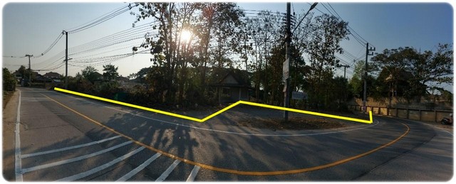 ขายที่ดินสันทราย 4 ไร่ แปลงมุม ติดถนน 2 ด้าน ใกล้ตัวเมืองเชียงใหม่ เหมาะลงทุน